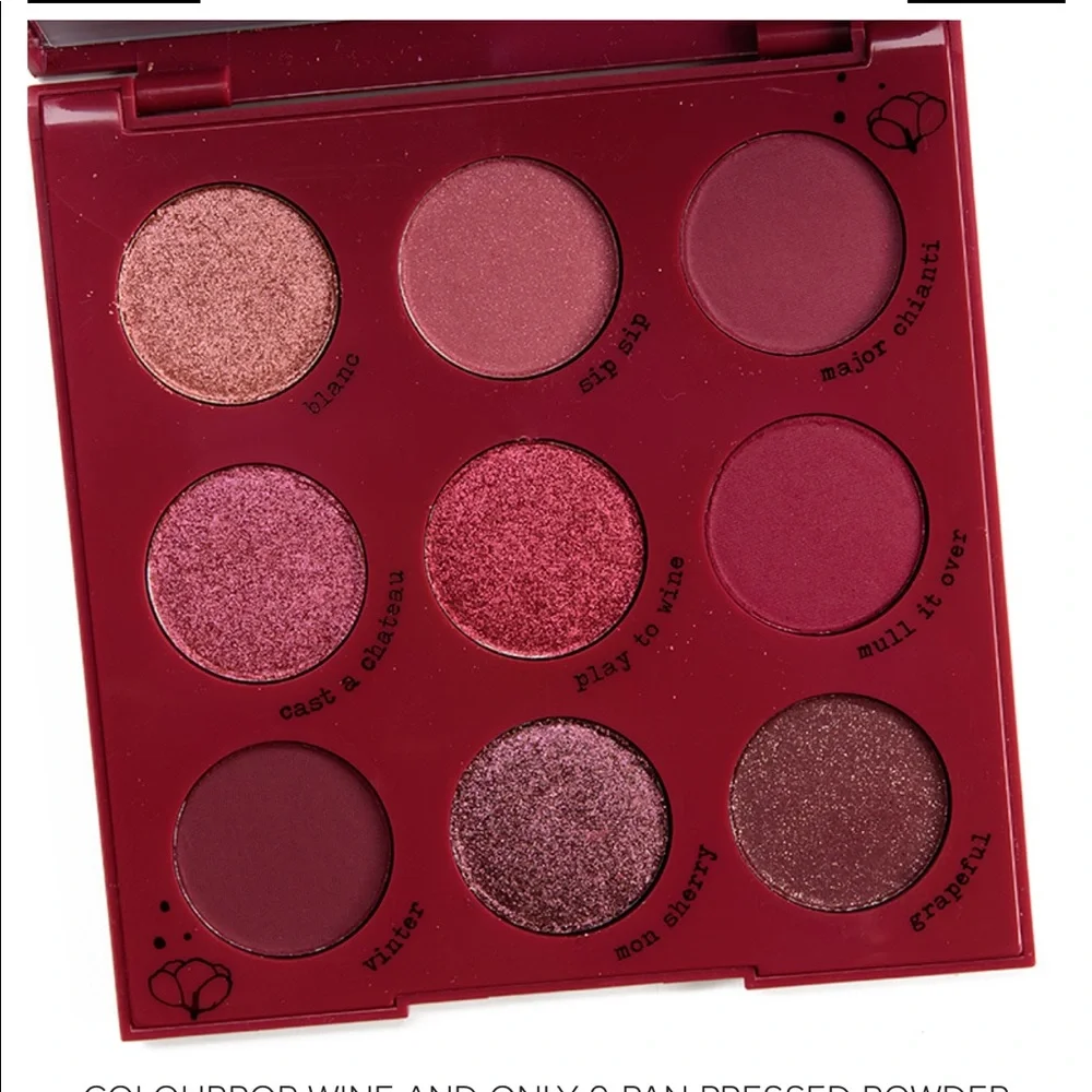 ColourPop Wine and Only 9-Pan Pressed Powder Palette NIB